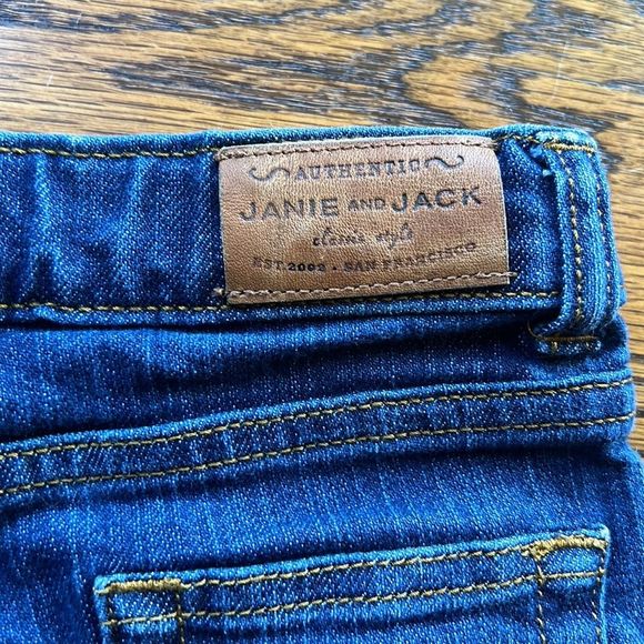 Like🆕JANIE & JACK blue Jeans boys size 4 - Picture 4 of 5